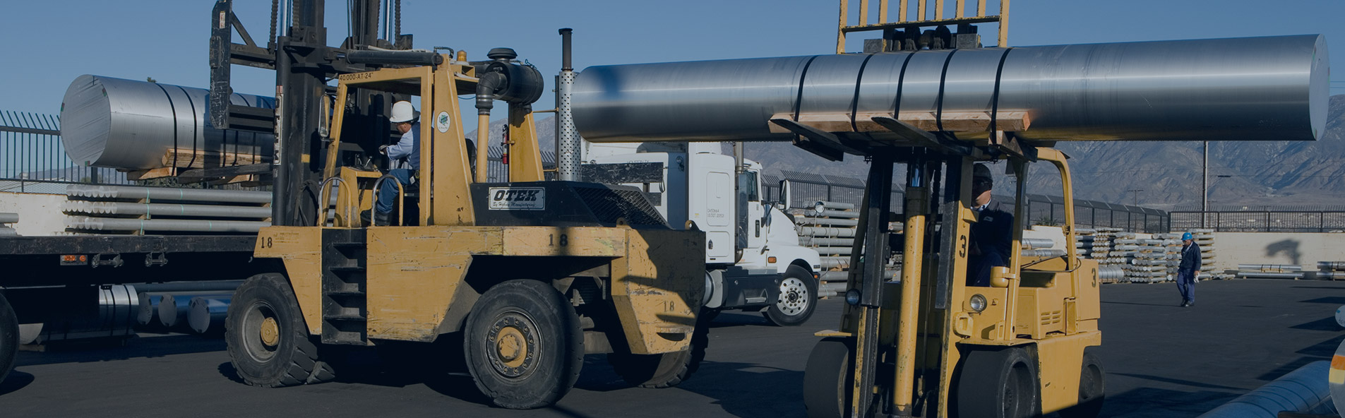 Cast Scalp Products on forklifts